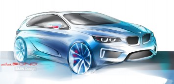BMW Concept Active Tourer - Design Sketch