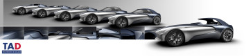 Bugatti Esders Concept - Design Sketch Renders - Possible setups
