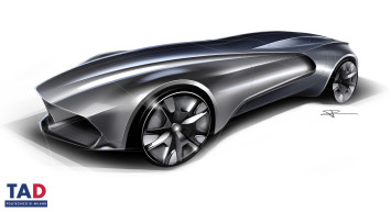 Bugatti Esders Concept - Preliminary Design Sketch