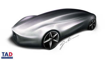 Bugatti Hedone Concept - Preliminary Design Sketch Render
