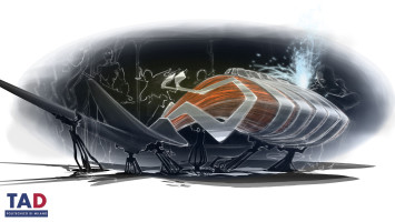 Bugatti La Batarde Concept - Turbine Design Sketch