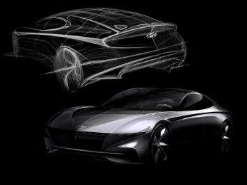 Hyundai Le Fil Rouge Concept Design Sketch Renders