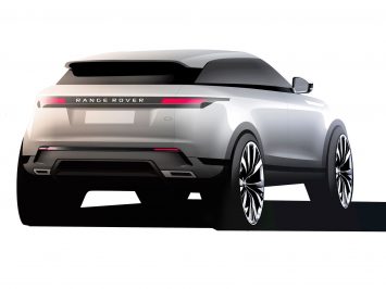 New Range Rover Evoque Design Sketch Render