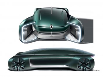 Renault EZ Ultimo Concept Design Sketch Render Design Gallery