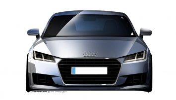 2014 Audi TT Design Sketch