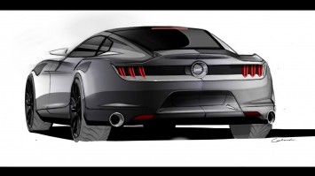 2015 Ford Mustang - Ideation Design Sketch