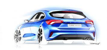 2018 Ford Focus Design Sketch