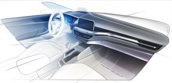 2018 Ford Focus Interior Design Sketch