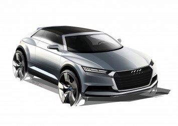 Audi Crosslane Coupe Concept - Design Sketch