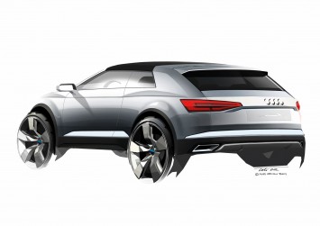 Audi Crosslane Coupe Concept - Design Sketch