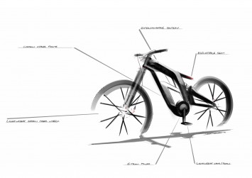 Audi e-bike Worthersee - Design Sketch