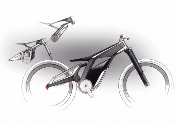 Audi e-bike Worthersee - Design Sketch