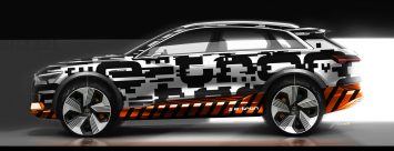 Audi e tron Design Sketch Render