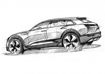 Audi h tron quattro concept Design Sketch