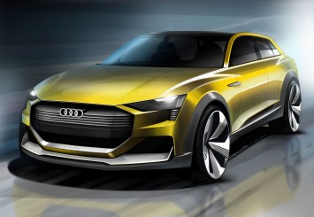 Audi h tron quattro concept Design Sketch Render