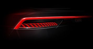 Audi Q8 Tail Light Design Sketch