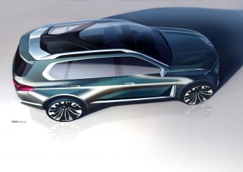 BMW Concept X7 Design Sketch Render