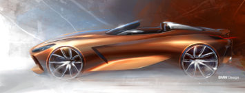 BMW Concept Z4 Design Sketch Render