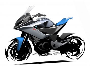 BMW Motorrad Concept 9cento Design Sketch