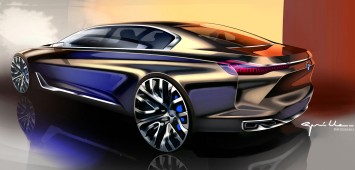 BMW Vision Future Luxury Concept - Design Sketch by Nicolas Guille
