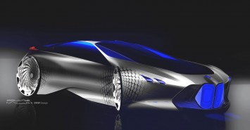 BMW Vision Next 100 Concept Design Sketch Render