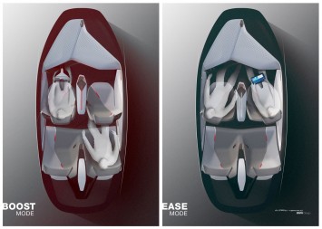 BMW Vision Next 100 Concept Interior Layout Design Sketch Render