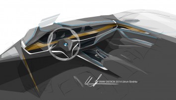 BMW X6 Interior Design Sketch