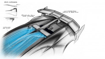 Bugatti Vision Gran Turismo Concept Design Sketch NACA Intake