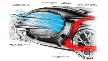 Bugatti Vision Gran Turismo Concept Design Sketch Side Intake