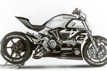 Ducati Diavel 1260 Design Sketch