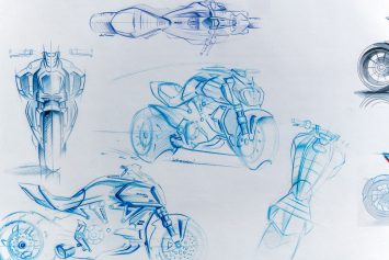 Ducati Diavel 1260 Design Sketches