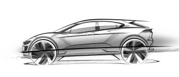 Jaguar I PACE Design Sketch