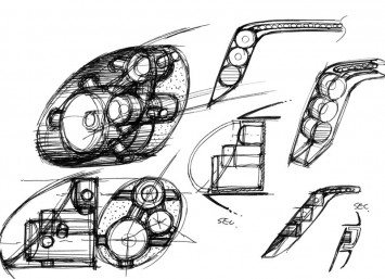 Ken Okuyama Design kode9 Concept-Headlight Design Sketches