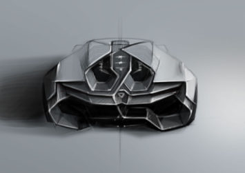 Lamborghini Encierro Concept Design Sketch