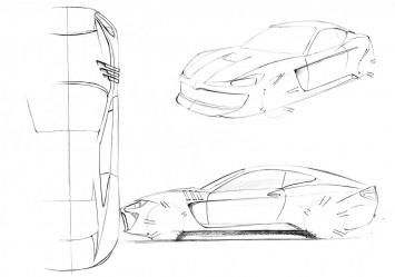 Maserati Alfieri - Design Sketches
