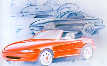 Mazda MX 5 Design Sketch