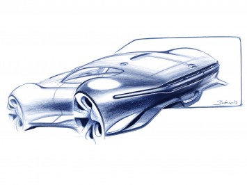 Mercedes-Benz AMG Gran Turismo Concept Design Sketch