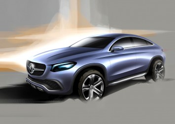 Mercedes-Benz Concept Coupe SUV - Design Sketch
