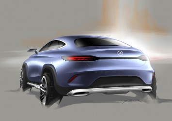Mercedes-Benz Concept Coupe SUV - Design Sketch