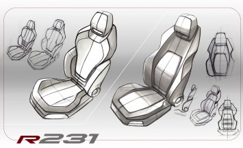 Mercedes-Benz SL-Class - Interior Design Sketch