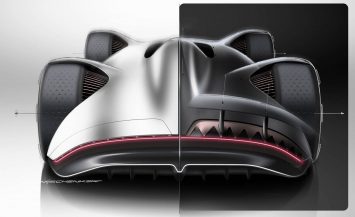 Mercedes-Benz Vision EQ Silver Arrow Concept Design Sketch Render