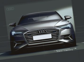 New Audi A6 Design Sketch