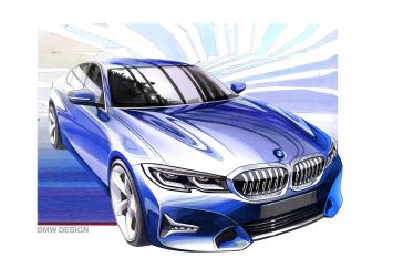 New BMW 3 Series Sedan Design Sketch