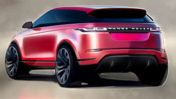 New Range Rover Evoque Design Sketch