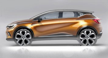 New Renault Captur Design Sketch Render