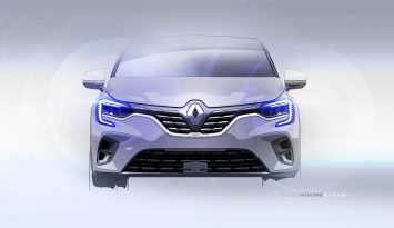 New Renault Captur Design Sketch Render
