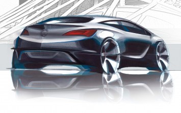 Opel Astra GTC - Design Sketch
