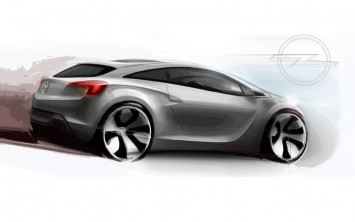 Opel Astra GTC - Design Sketch