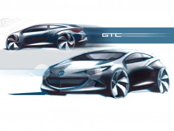 Opel Astra GTC - Design Sketches