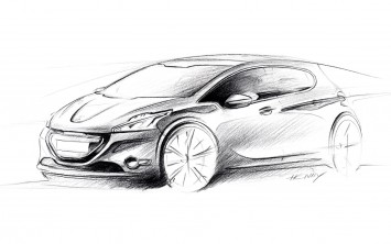 Peugeot 208 - Design Sketch